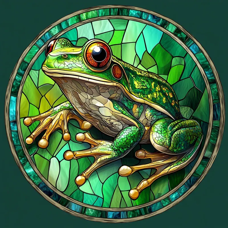 Stained Glass Animals Designs