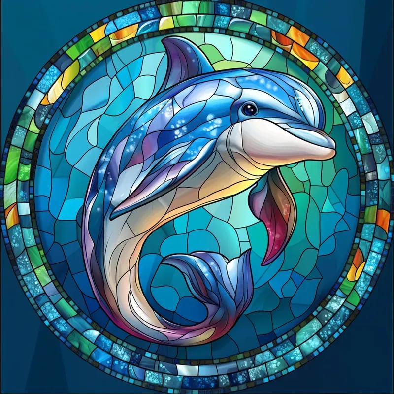 Stained Glass Animals Designs