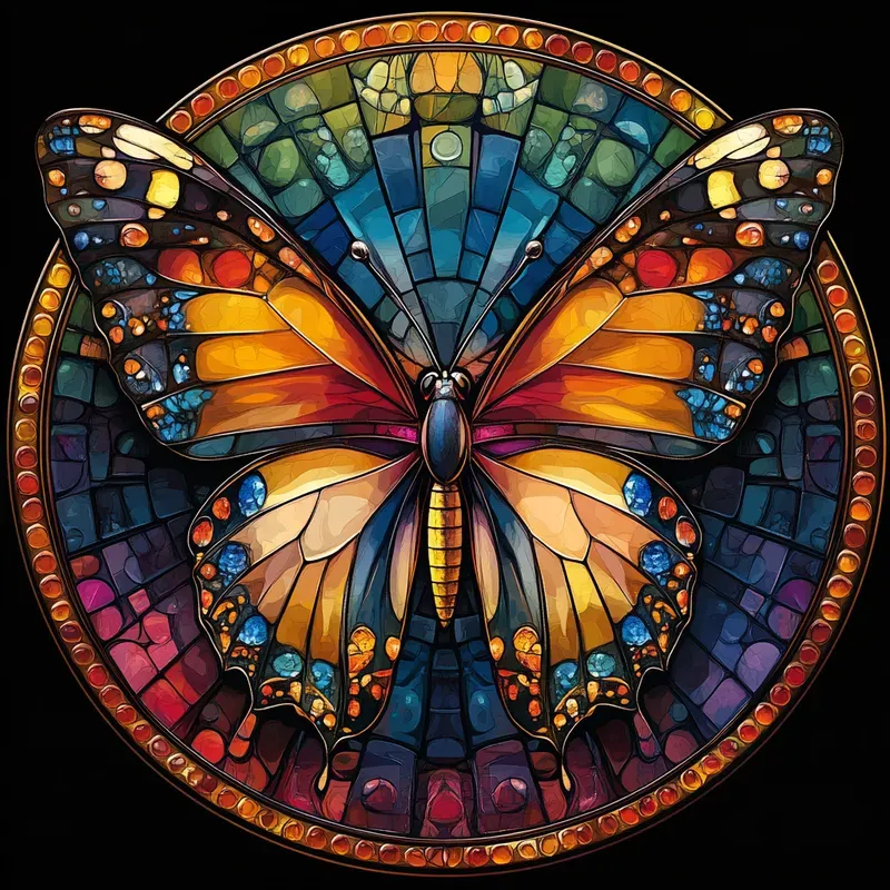 Stained Glass Animals Designs