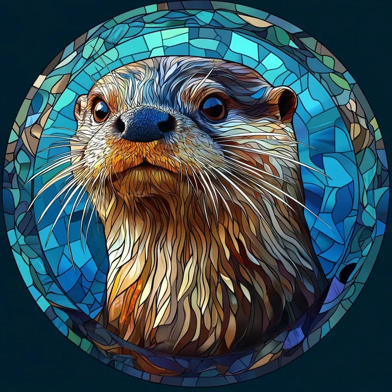 Stained Glass Animals Designs