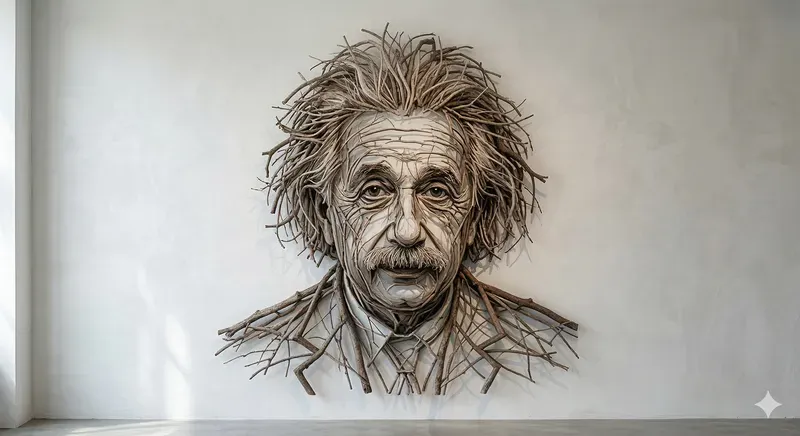 Branch Sculpture Portraits Art