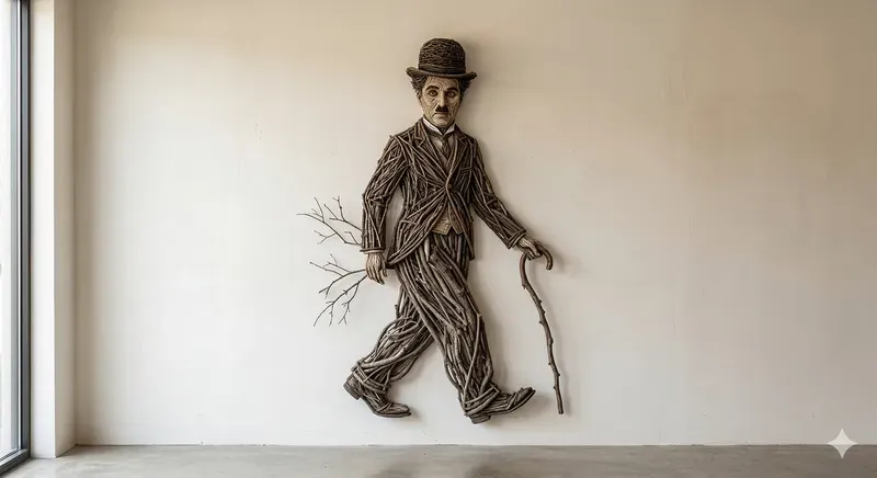 Branch Sculpture Portraits Art