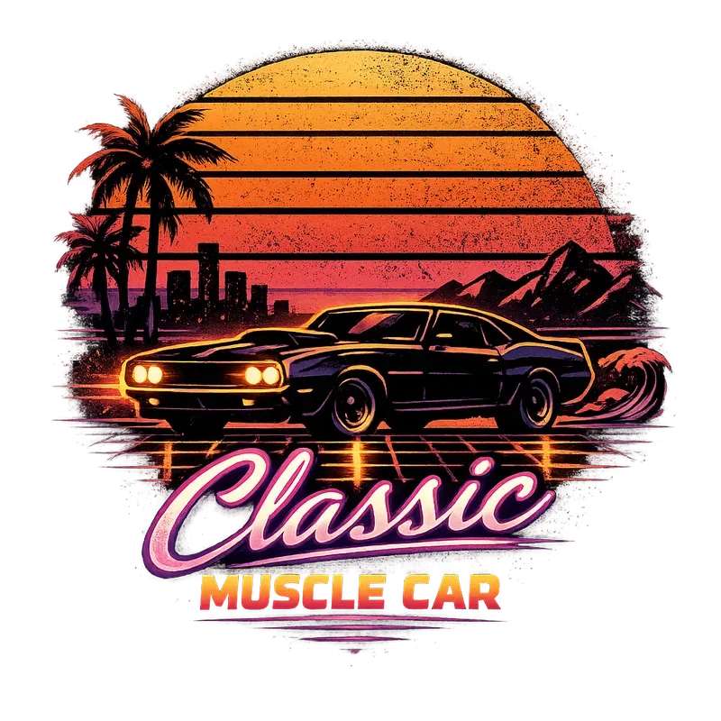 Retro Sunset Tee Shirts