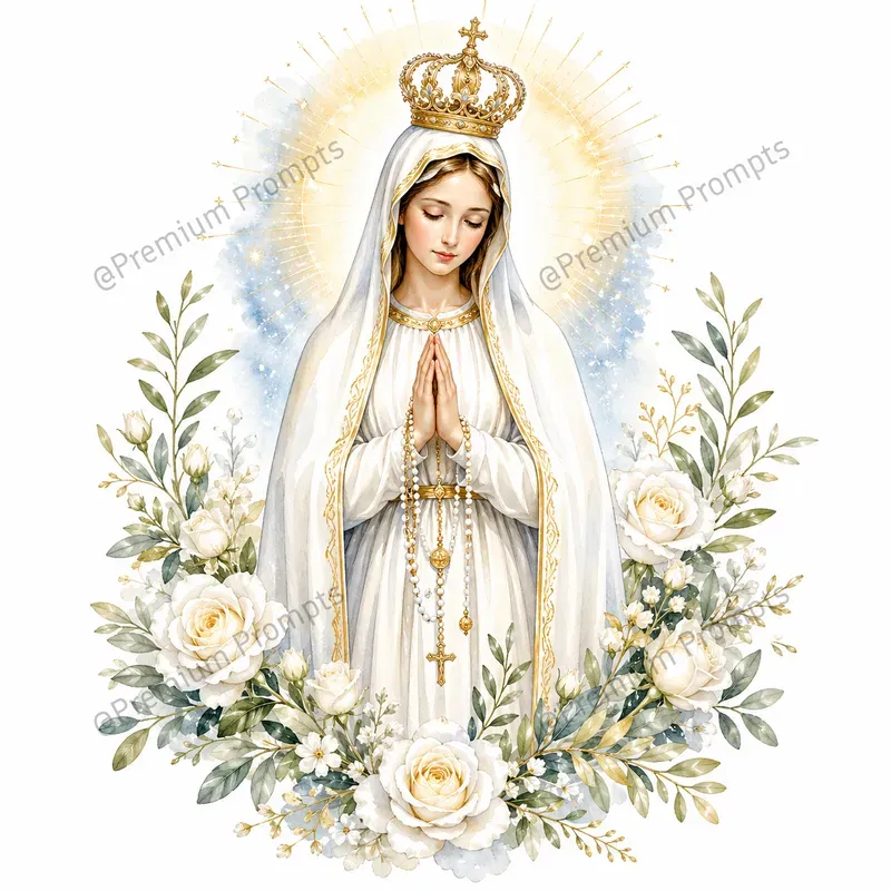 Marian Holy Apparition Watercolor Sets