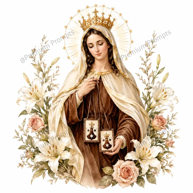 Marian Holy Apparition Watercolor Sets