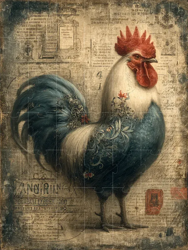 Vintage Easter Ornamental Illustrations