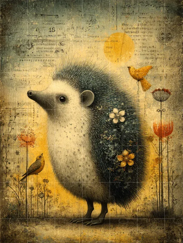 Vintage Easter Ornamental Illustrations