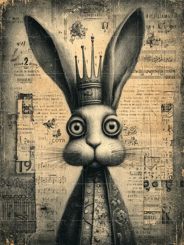 Vintage Easter Ornamental Illustrations