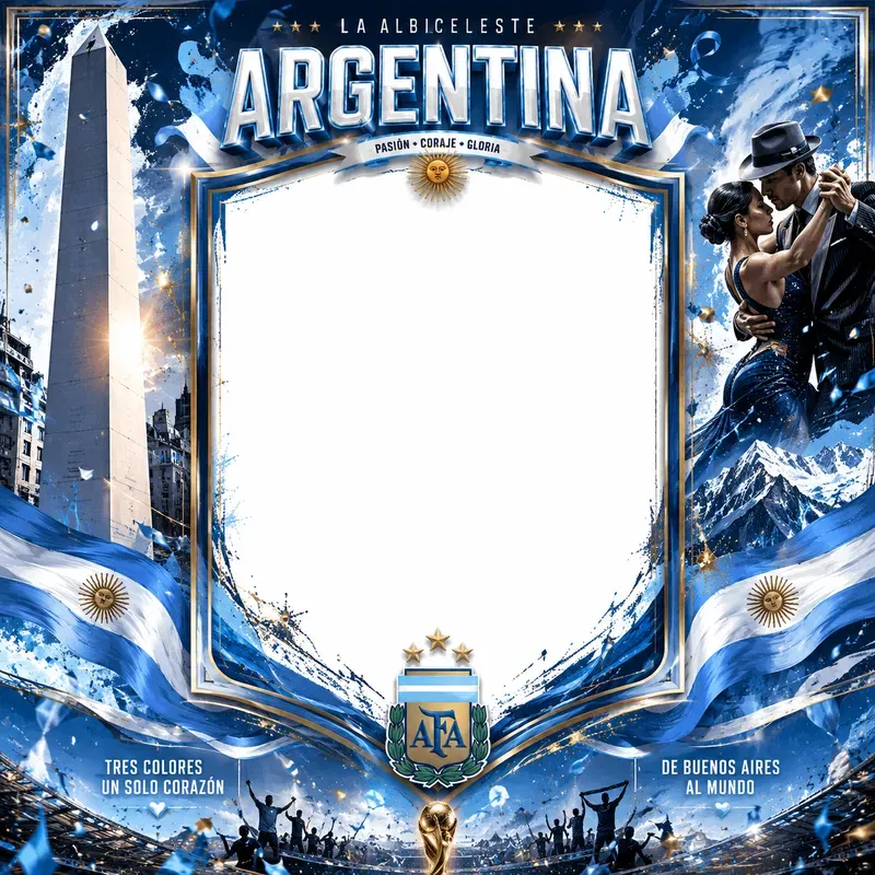 Global Football Nation Fan Frames
