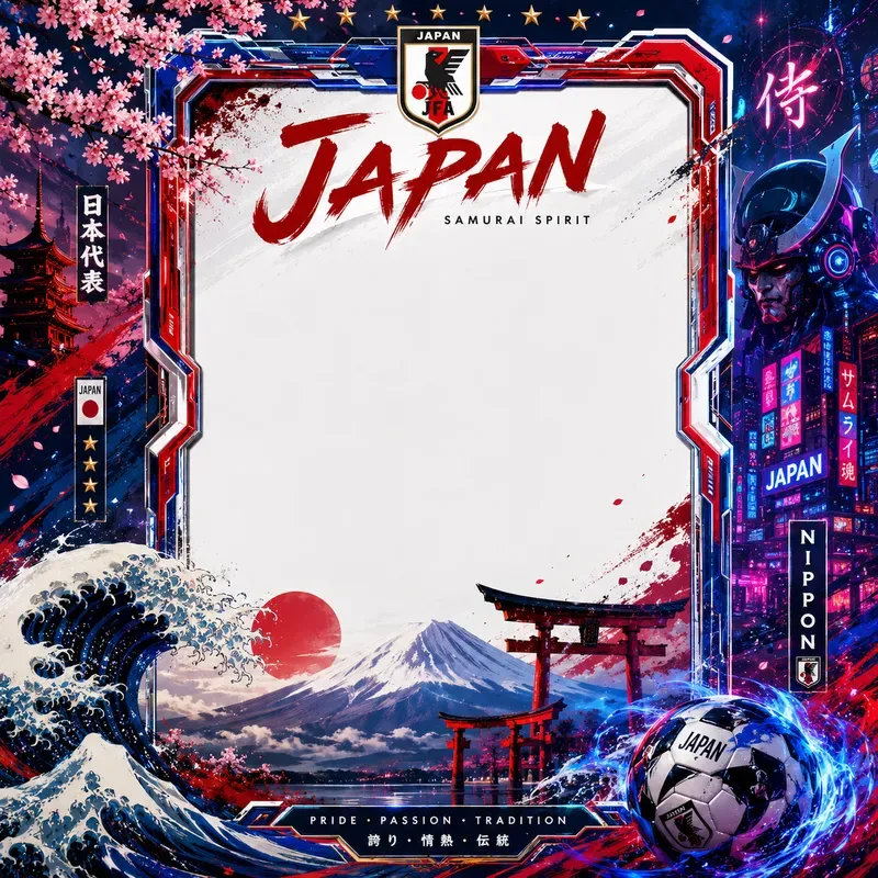 Global Football Nation Fan Frames