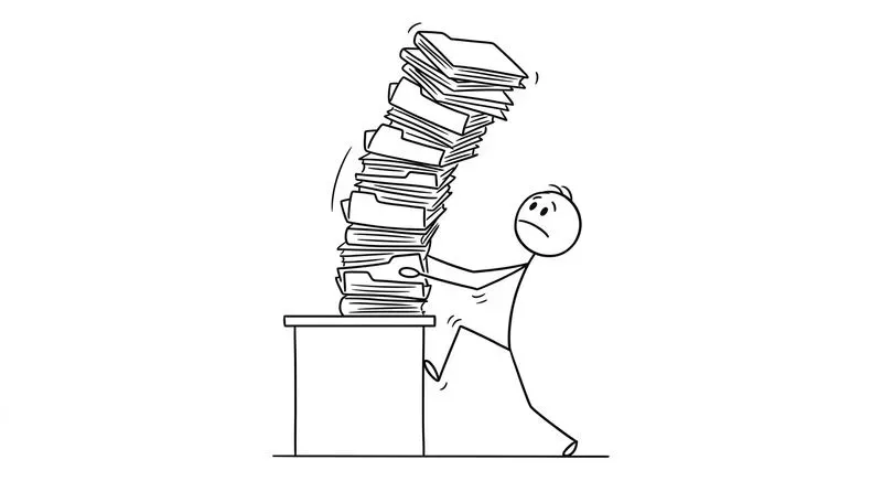 Management Stick Figure Doodles