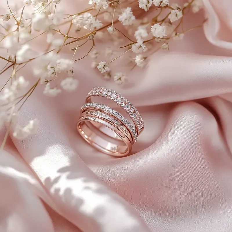 Luxury Jewelry Lifestyle Flat Lay Photos