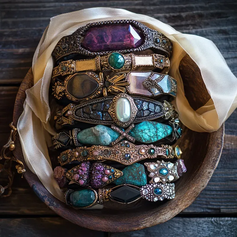 Luxury Jewelry Lifestyle Flat Lay Photos