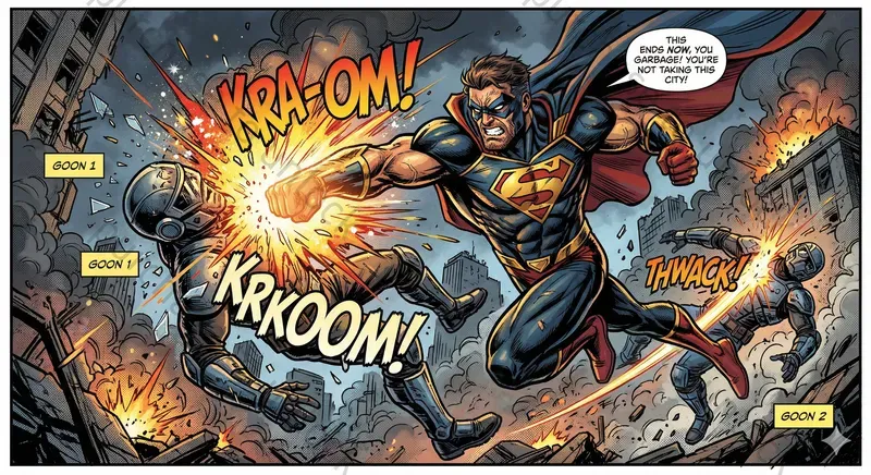 Comic Book Panel Generation