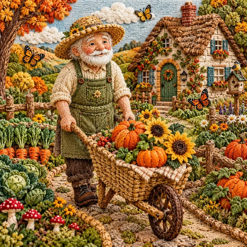 Whimsical Embroidered Worlds