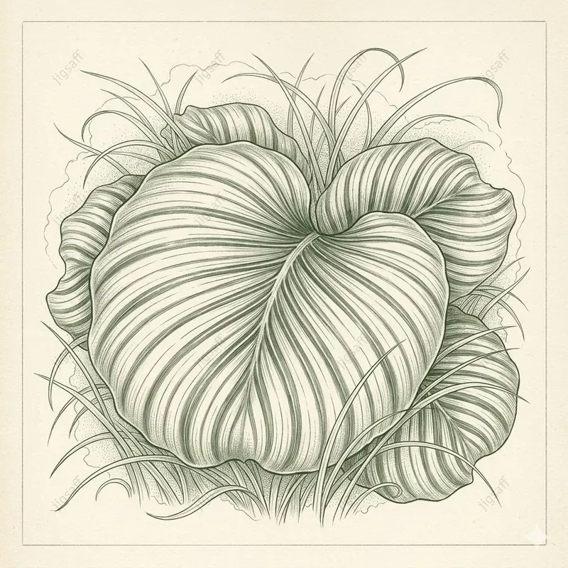 Vintage Tropical Botanical Leaf Studies