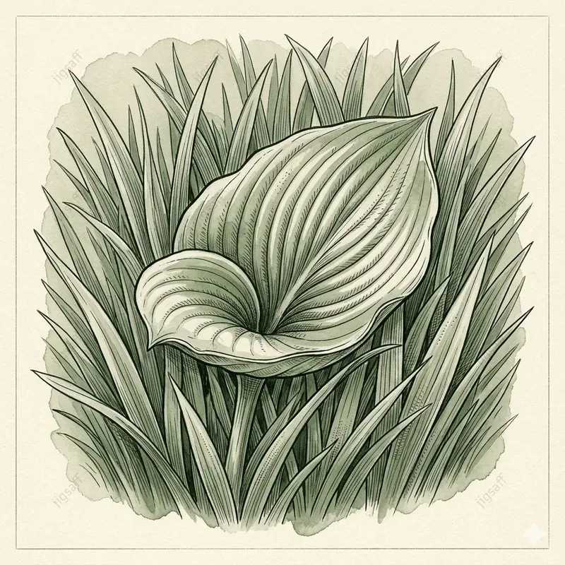 Vintage Tropical Botanical Leaf Studies