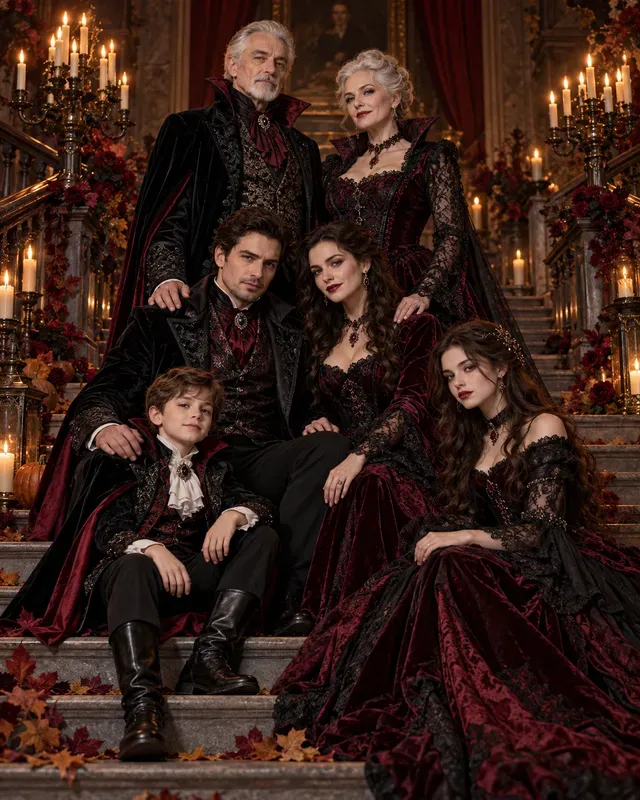 Halloween Family Portrait Photos