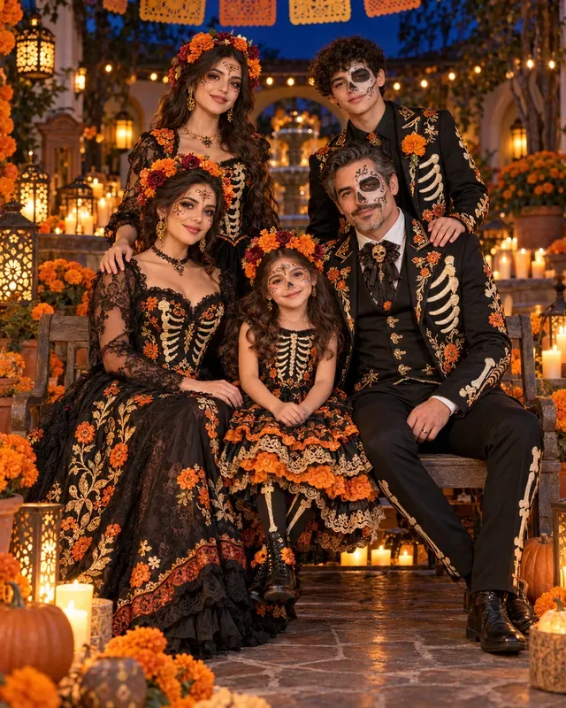Halloween Family Portrait Photos