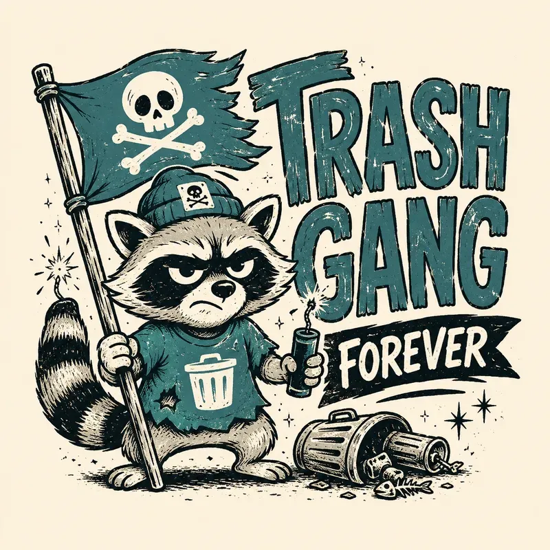 Retro Rebel Animal Mascots