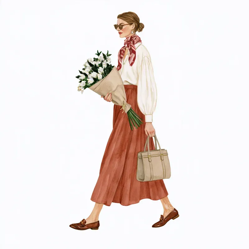 Italian Life Style Watercolors Cliparts