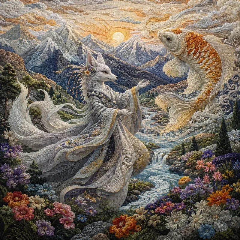 Dreamwoven Fiber Fantasy Art