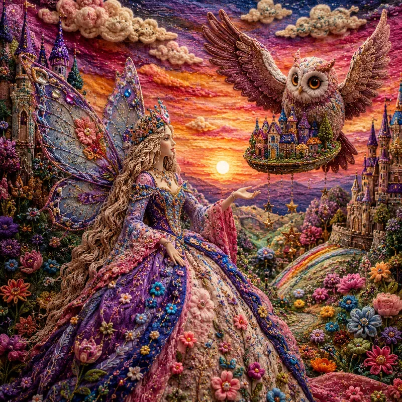 Dreamwoven Fiber Fantasy Art