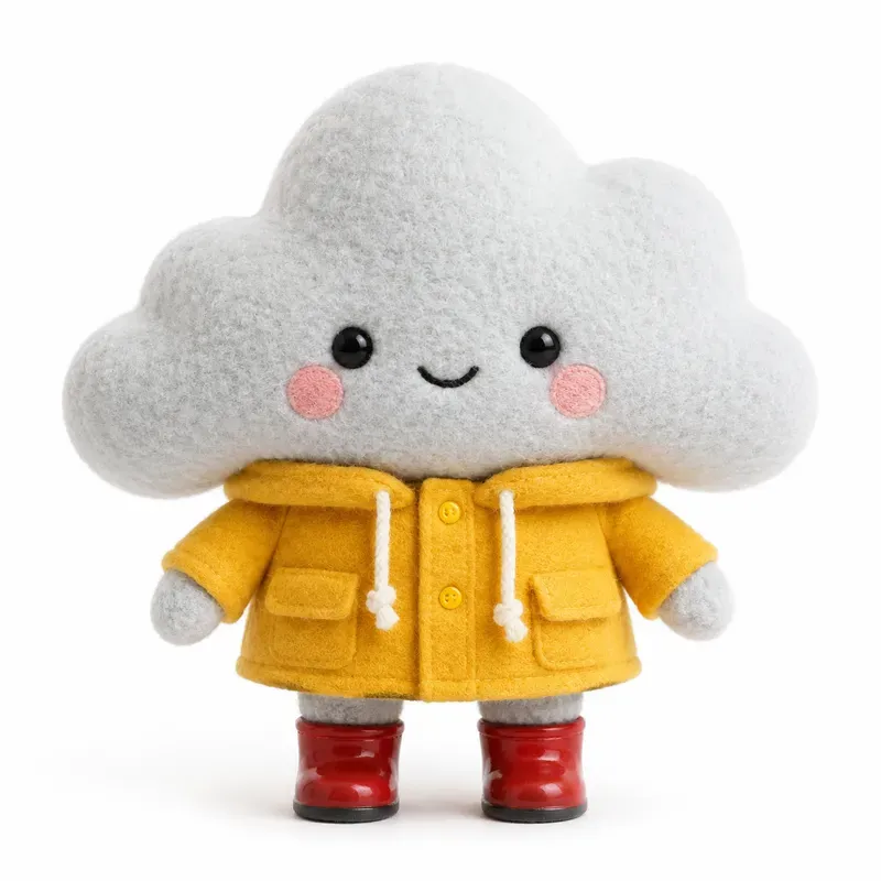 Kawaii 3D Plush Character Generator