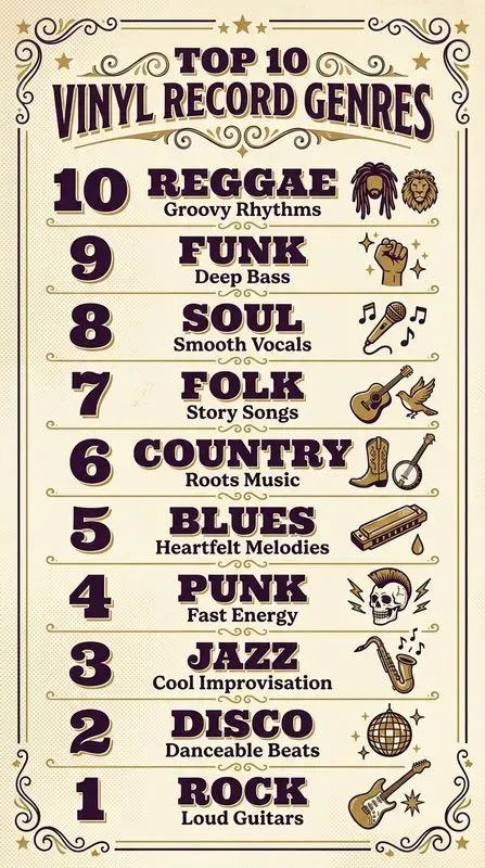 Retro Top 10 Countdown Posters