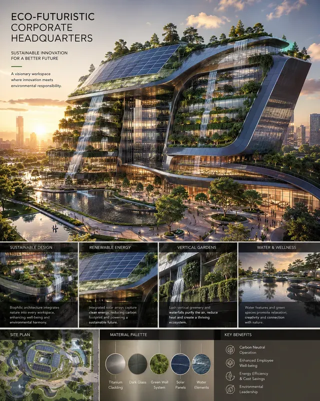 Ecofuturistic Architecture Generator