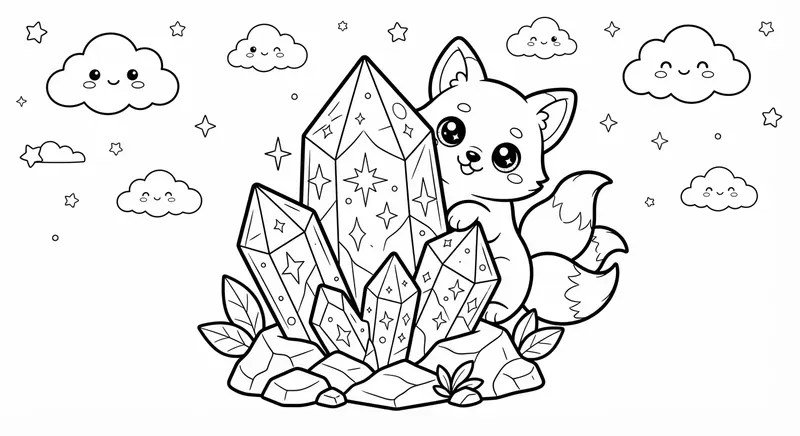 A Kawaii Fantasy Coloring Adventures