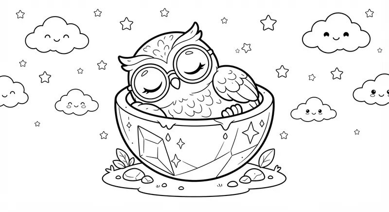 A Kawaii Fantasy Coloring Adventures