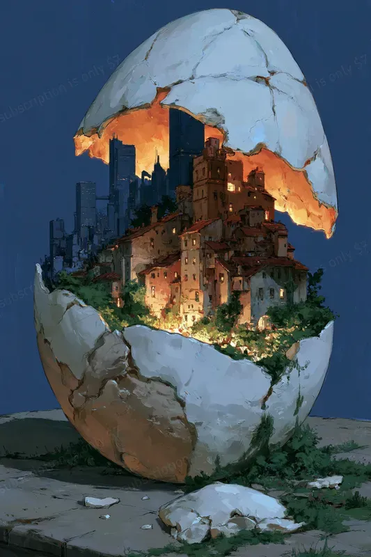 Surreal Storytelling Art Generator