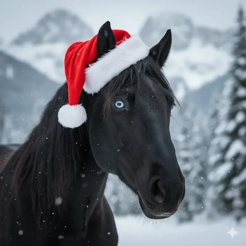 Xmas Horse Portraits