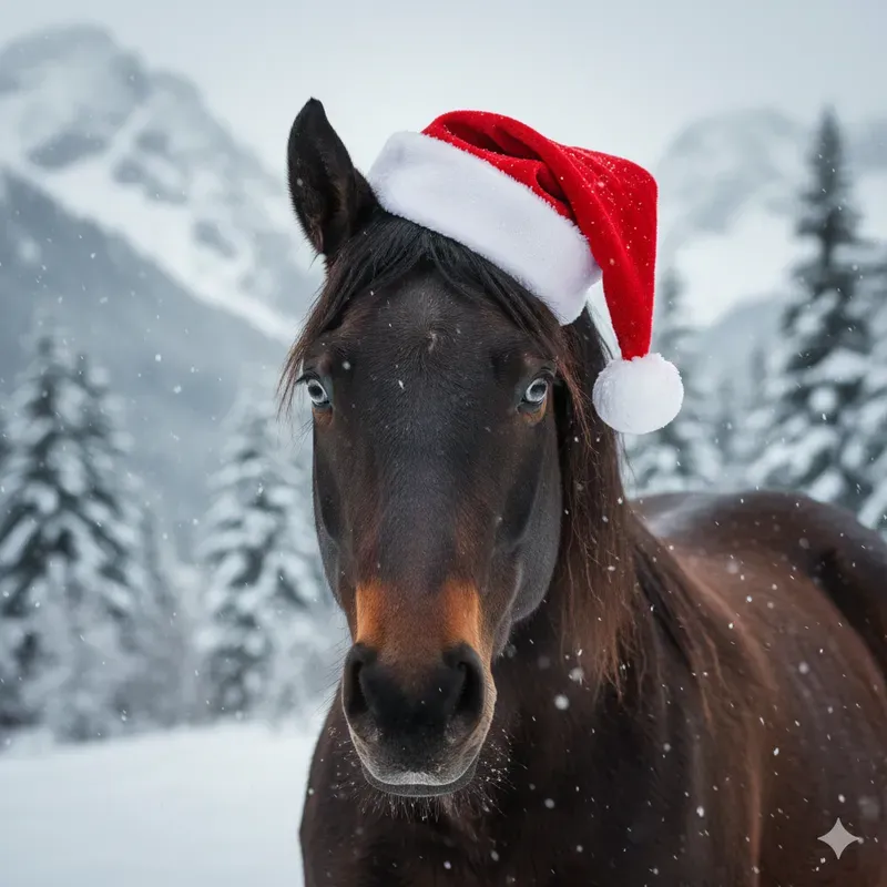 Xmas Horse Portraits