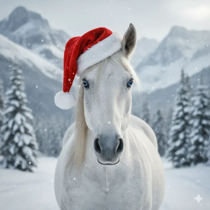 Xmas Horse Portraits