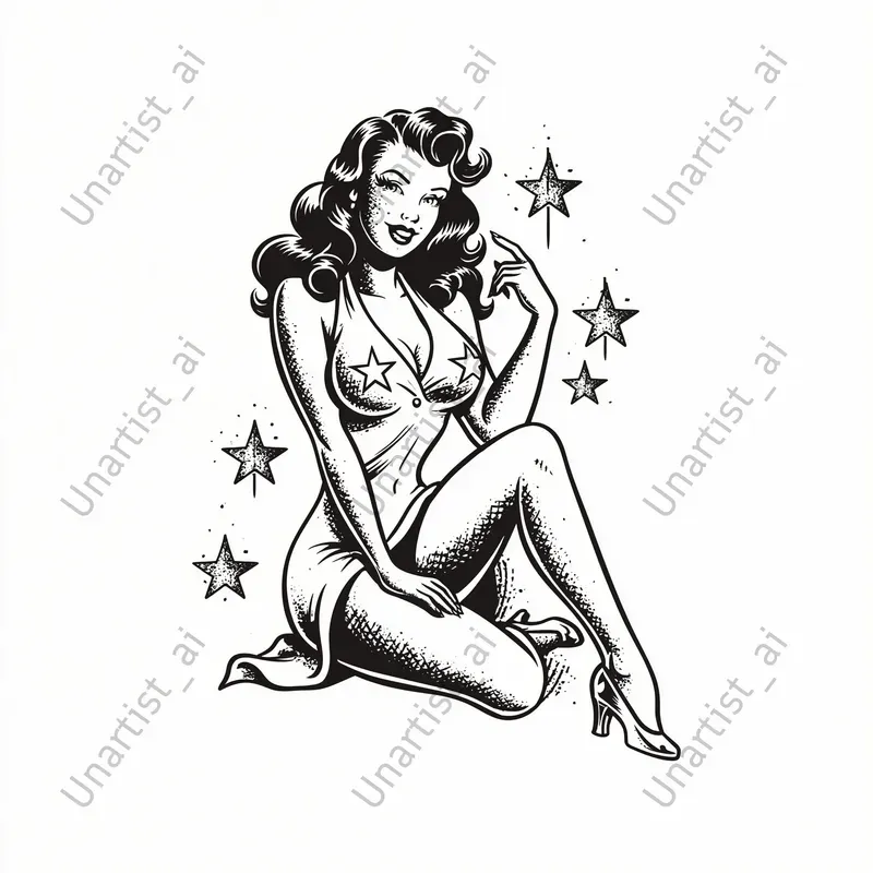 Retro Sailor Jerry Flash Tattoo Art