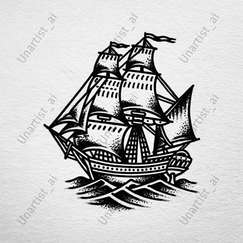 Retro Sailor Jerry Flash Tattoo Art