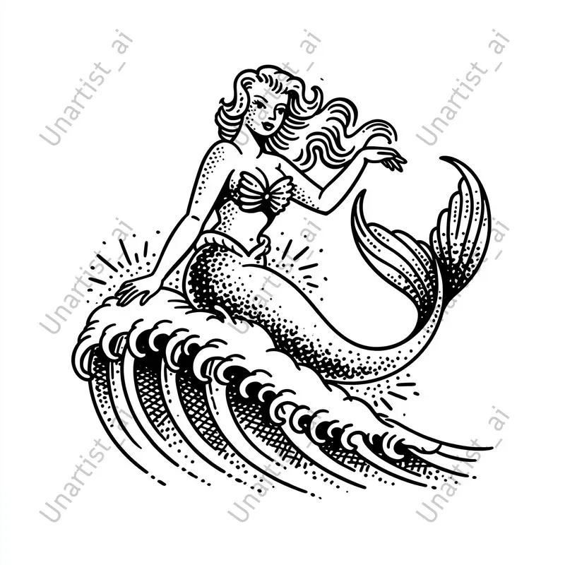 Retro Sailor Jerry Flash Tattoo Art
