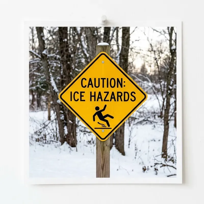 Trailhead Safety Sign Photos