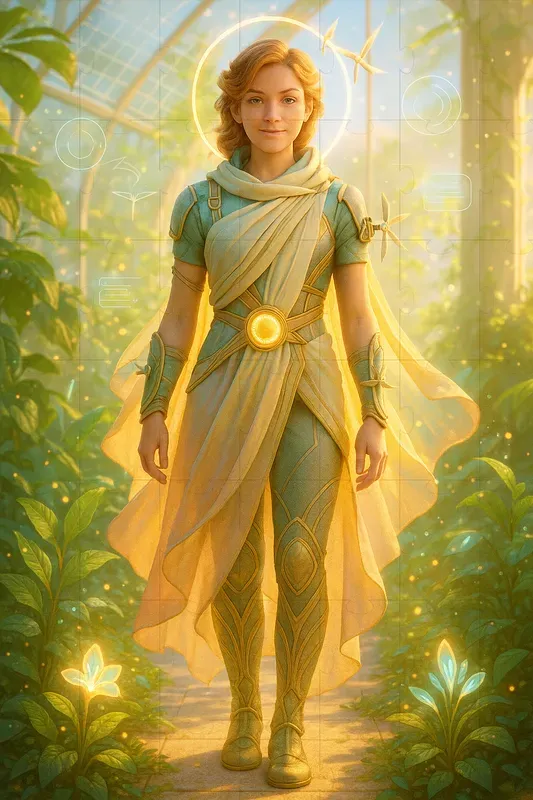 Solarpunk Guardian Reveal Posters