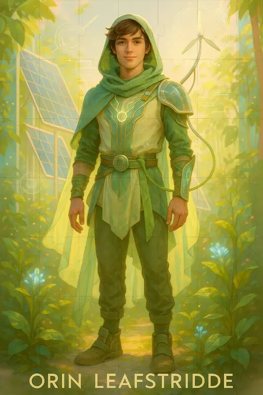 Solarpunk Guardian Reveal Posters