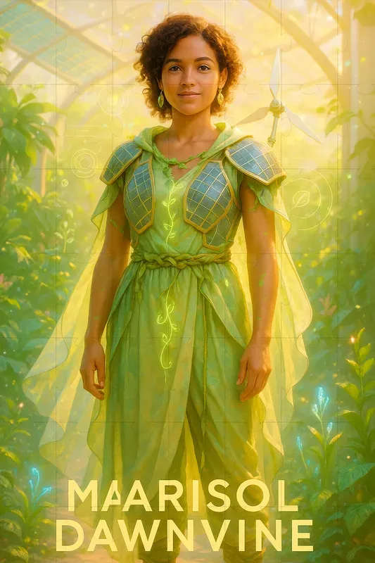 Solarpunk Guardian Reveal Posters