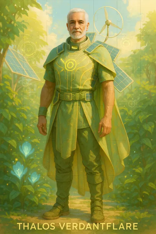 Solarpunk Guardian Reveal Posters