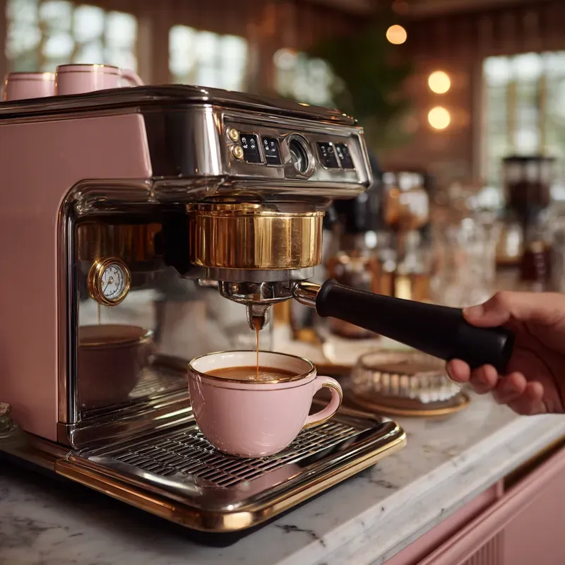 Modern Coffee Preparation Aesthetics