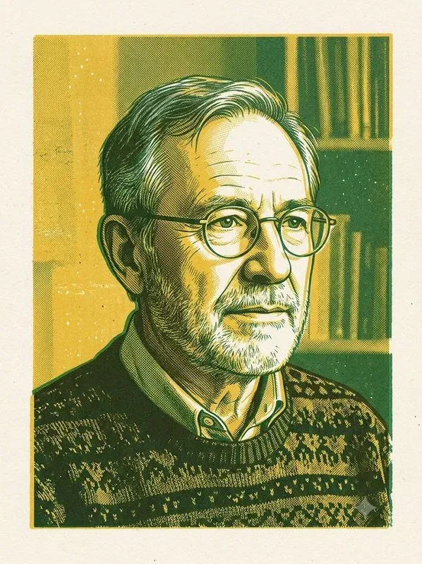 Risograph Twoink Portrait Print Style