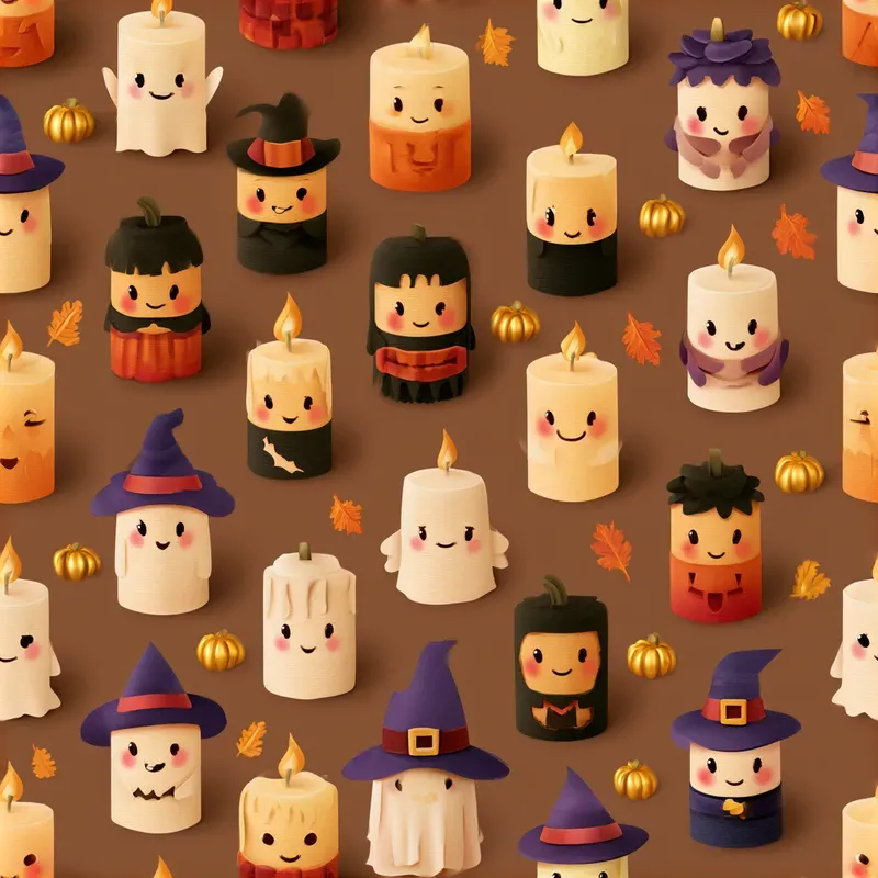 Halloween Seamless Pattern Generator