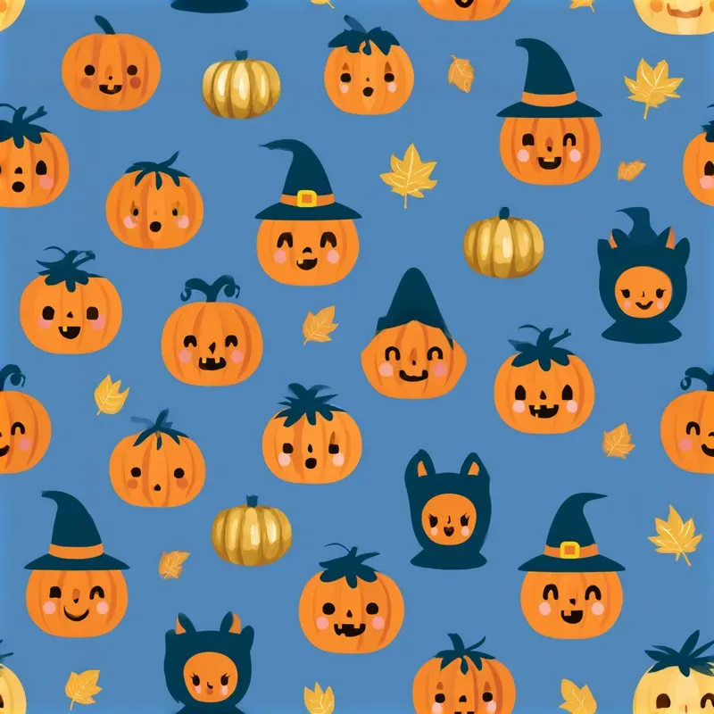 Halloween Seamless Pattern Generator