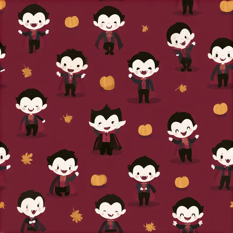 Halloween Seamless Pattern Generator