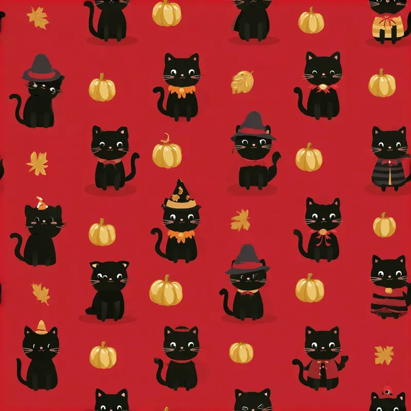 Halloween Seamless Pattern Generator